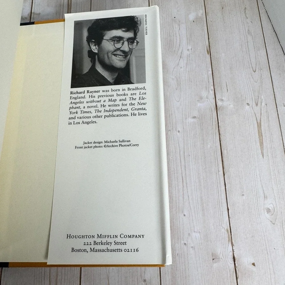 The Blue Suit Richard Rayner 1993 First Edition Signed Memoir Crime Houghton